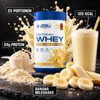 Applied Nutrition Critical Whey 825g Banana Milkshake – 24g Protein, 120 kcal, 25 Portionen