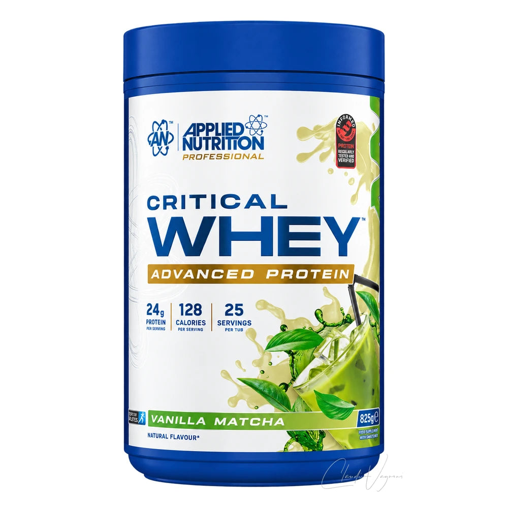 Applied Nutrition Critical Whey 825g Vanilla Matcha – Whey Protein Shake mit 24g Protein