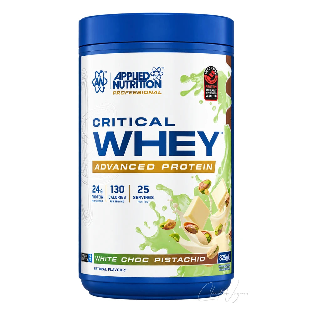 Applied Nutrition Critical Whey 825g White Choc Pistachio – Whey Protein Shake mit 24g Protein