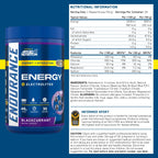 Applied Nutrition Endurance Energy 1500g – Nährwerttabelle und Zutaten