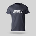 Applied Nutrition Gym T-Shirt in Navy mit Logo vorne, Trainingsshirt aus weichem, atmungsaktivem Stoff mit Rundhals