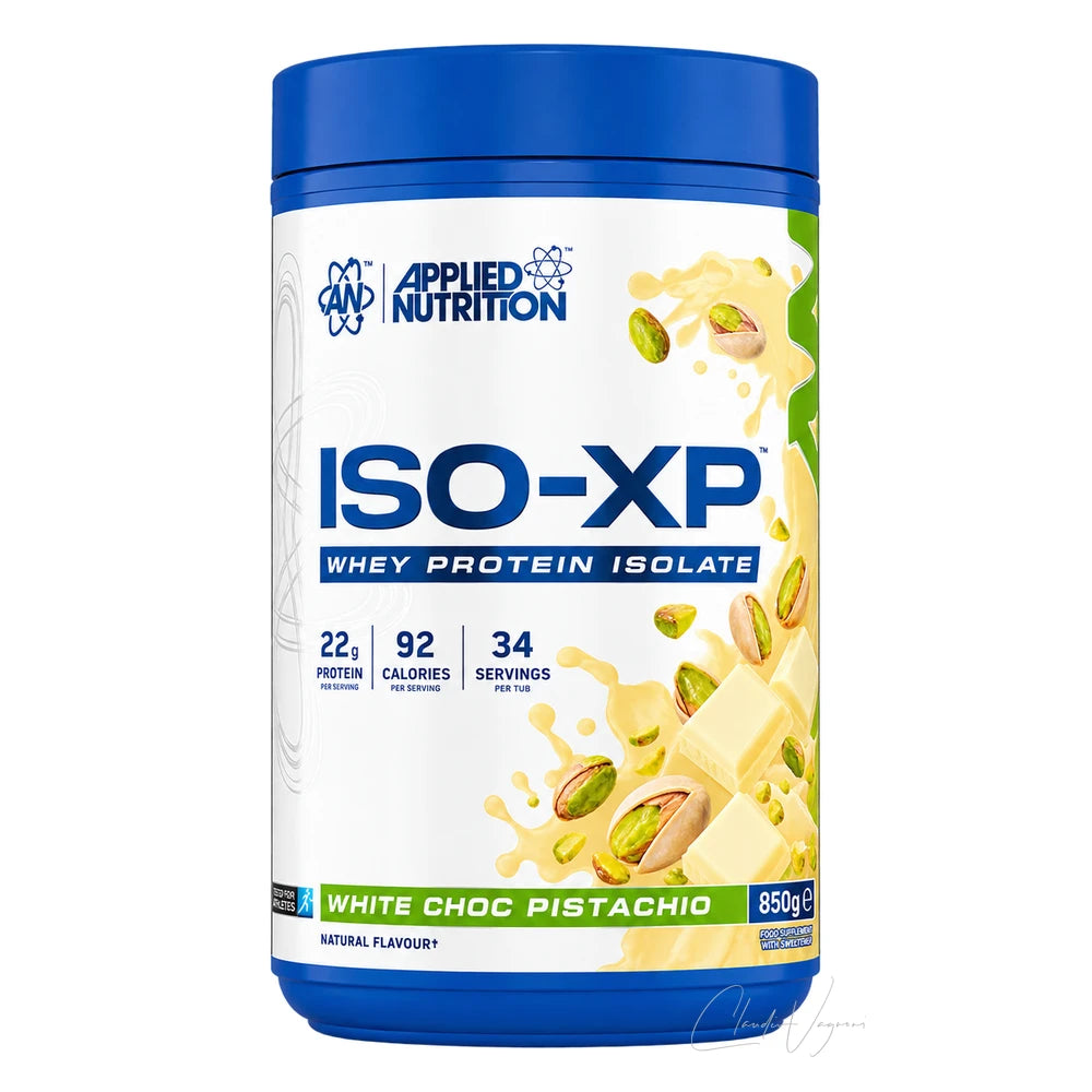Applied Nutrition ISO-XP 850g White Choc Pistachio – Whey Protein Isolat, 22,4g Protein