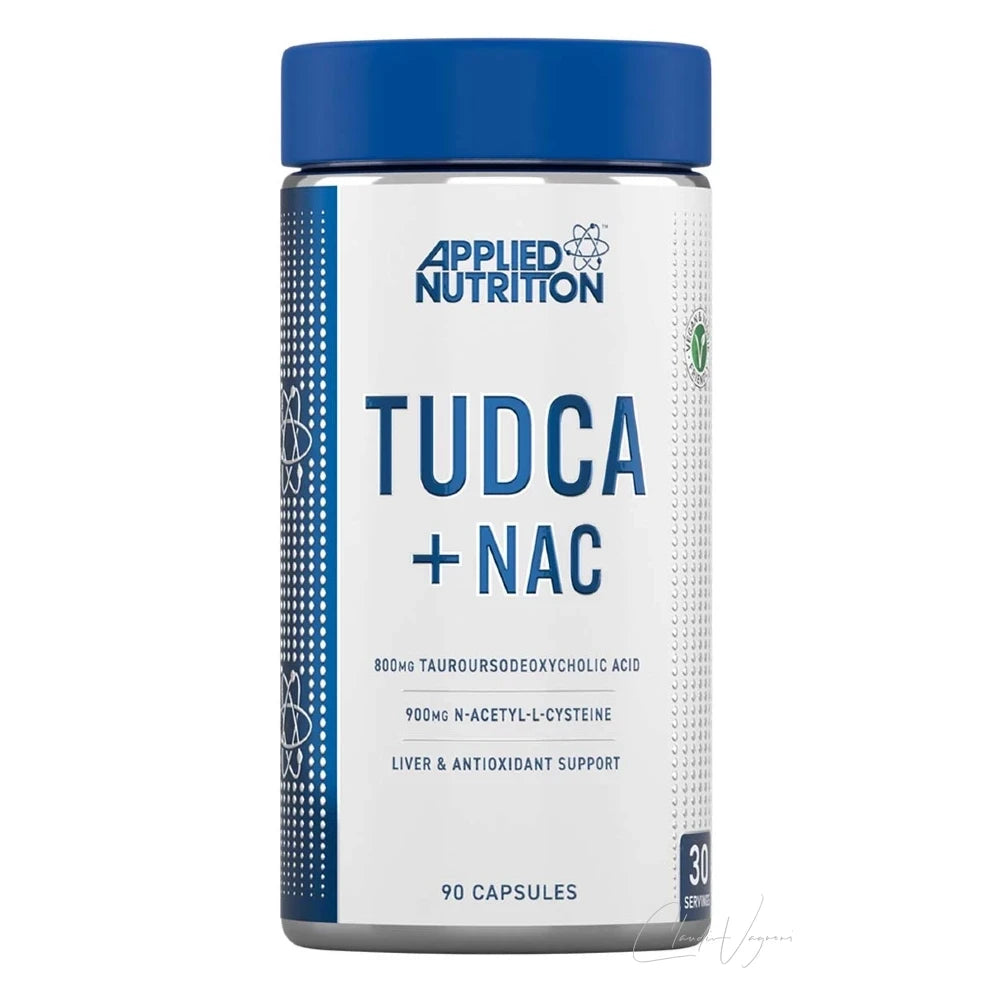 Dose Applied Nutrition TUDCA und NAC mit 90 Kapseln, 800mg TUDCA plus 900mg NAC pro Tagesportion von drei Kapseln