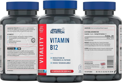 Applied Nutrition Vitamin B12 1'000µg – Nährwerttabelle und Zutaten