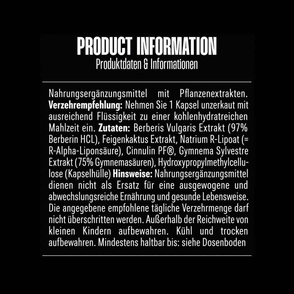 Big Zone G.D.A Zutaten und Verzehrempfehlung