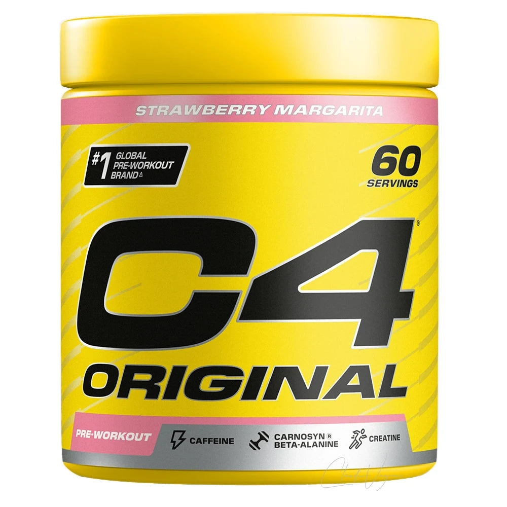 Dose Cellucor C4 Original Pre-Workout Strawberry Margarita mit 60 Portionen, Booster mit Koffein, CarnoSyn Beta-Alanin und Kreatin
