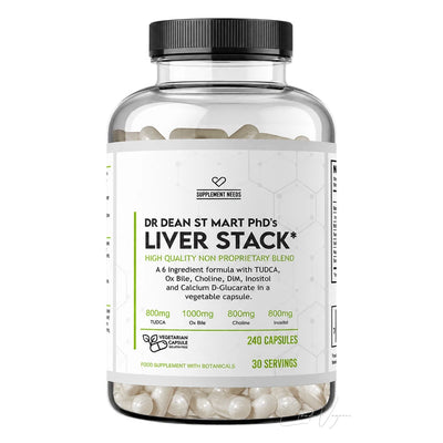 Cholin & TUDCA 800mg Kapseln – Supplement Needs Liver Stack, 240 Kapseln