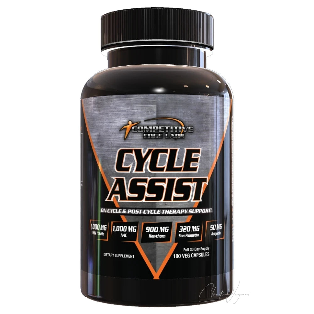 Dose Competitive Edge Labs Cycle Assist mit 180 Kapseln, 1'000mg Mariendistel plus 1'000mg NAC und 30mg Zink pro Portion