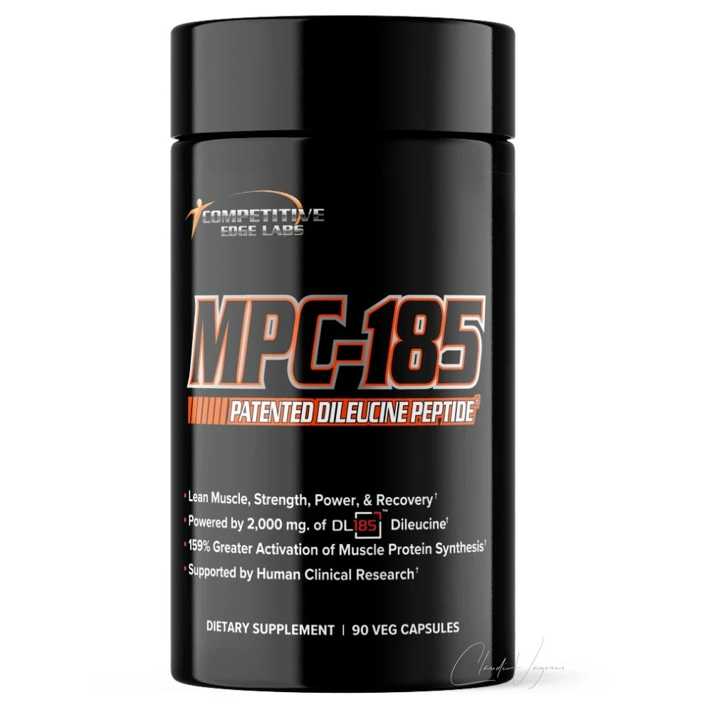 Dose Competitive Edge Labs MPC-185 mit 90 Kapseln und 2'000mg patentiertem DL-185 Dileucin pro Portion
