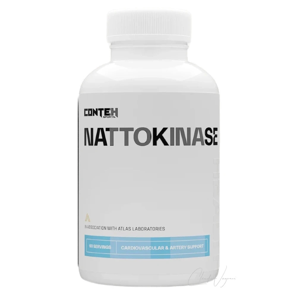 Dose Conteh Sports Nattokinase mit 60 Kapseln, 100mg Nattokinase mit 2000 FU aus fermentierten Sojabohnen pro Kapsel