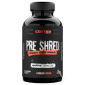 Conteh Sports Pre Shred Dose mit 90 Kapseln und 350mg Koffein pro Portion aus drei Kapseln mit Rhodiola rosea und EnXtra