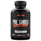 Conteh Sports Pre Shred Dose mit 90 Kapseln und 350mg Koffein pro Portion aus drei Kapseln mit Rhodiola rosea und EnXtra