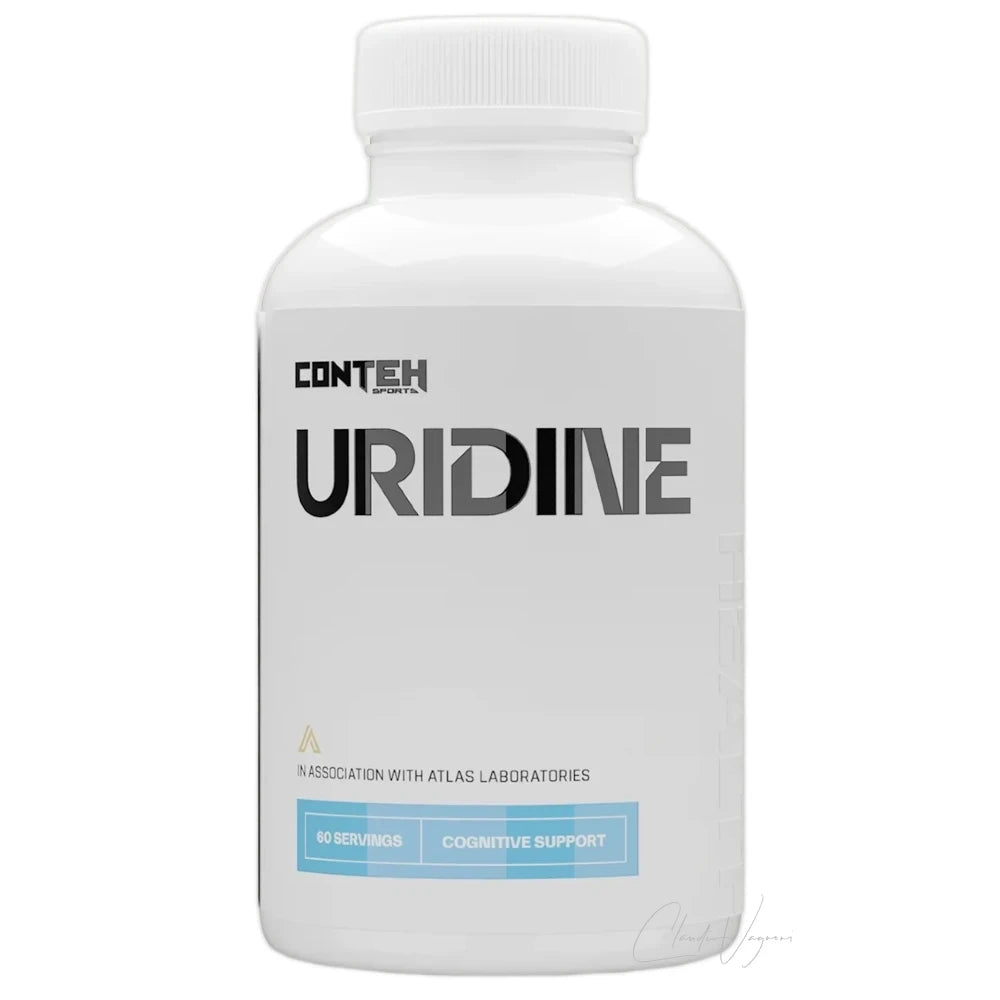 Conteh Sports Uridine Dose mit 60 Kapseln, Uridin 300mg pro Kapsel als Nukleosid aus Uracil und Ribose