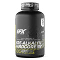 Dose EFX Sports Kre-Alkalyn Hardcore mit 120 Kapseln, gepuffertes Kreatin mit 180mg Koffein-Anhydrat pro Portion