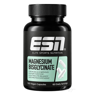 ESN Magnesium Bisglycinat Kapseln – 194mg Magnesium, 120 Kapseln