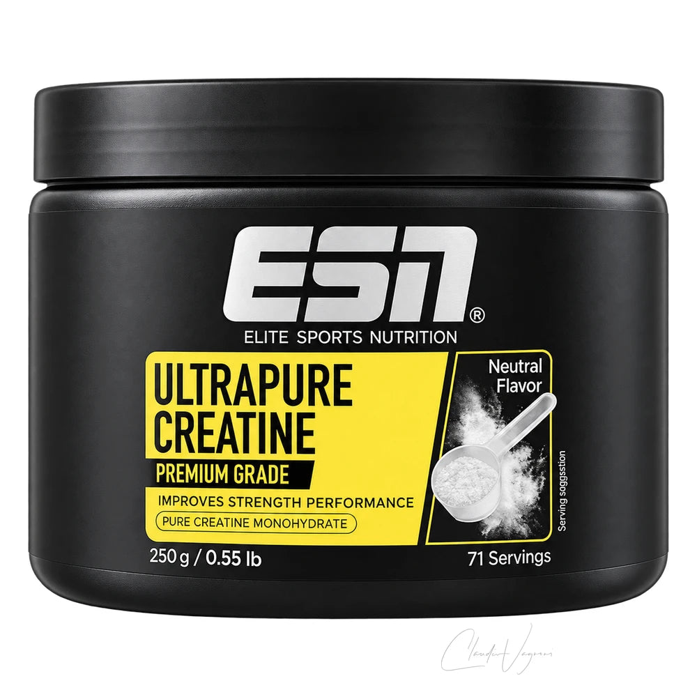 ESN Ultrapure Creatine Neutral 250g – Kreatin Monohydrat Pulver 250g / 500g