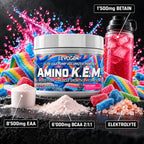 Evogen Amino K.E.M. Sour Candy – 8'500mg EAA, 6'000mg BCAA 2:1:1, 1'500mg Betain, Elektrolyte