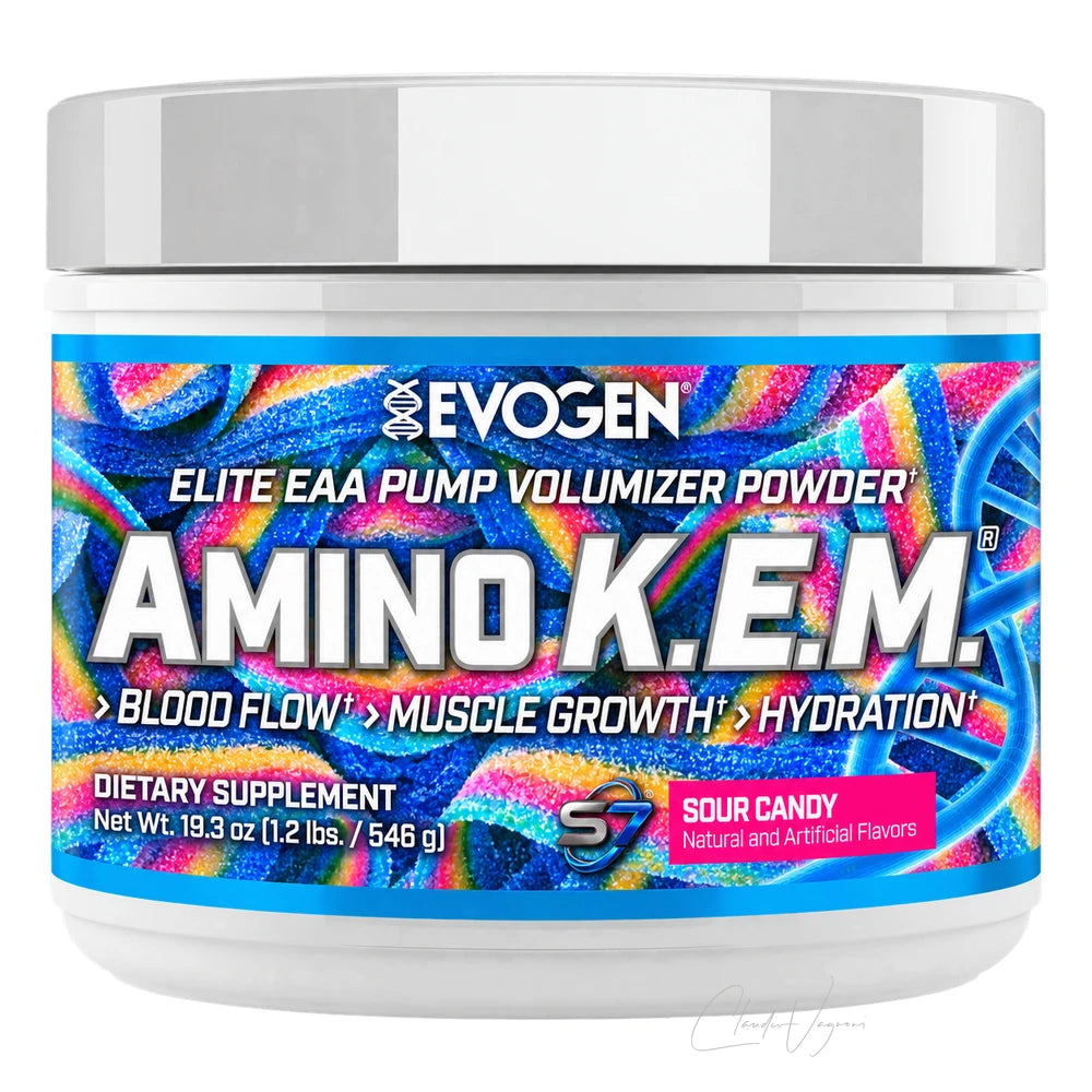Evogen Amino K.E.M. Sour Candy – EAA Intra-Workout Pulver mit 8'500mg EAA