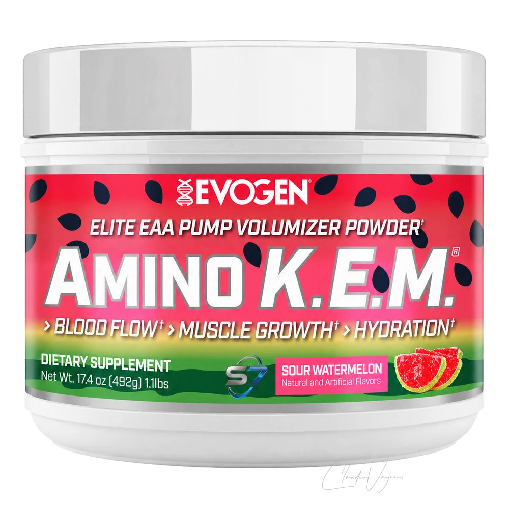 Evogen Amino K.E.M. Sour Watermelon – EAA Intra-Workout Pulver mit 8'500mg EAA