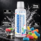 Evogen Carnigen Liquid 473ml – 3'000mg Carnitin pro Esslöffel, 0g Zucker, 0mg Koffein, 31 Portionen