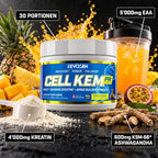 Evogen Cell K.E.M. PR Tropic Thunder – 4'000mg Kreatin, 5'000mg EAA, 600mg KSM-66 Ashwagandha, 30 Portionen