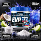 Evogen EVP-3D 465g Blueberry Apple – 6'000mg L-Citrullin, 3'200mg Beta-Alanin, 2'500mg Kreatin, 0mg Koffein
