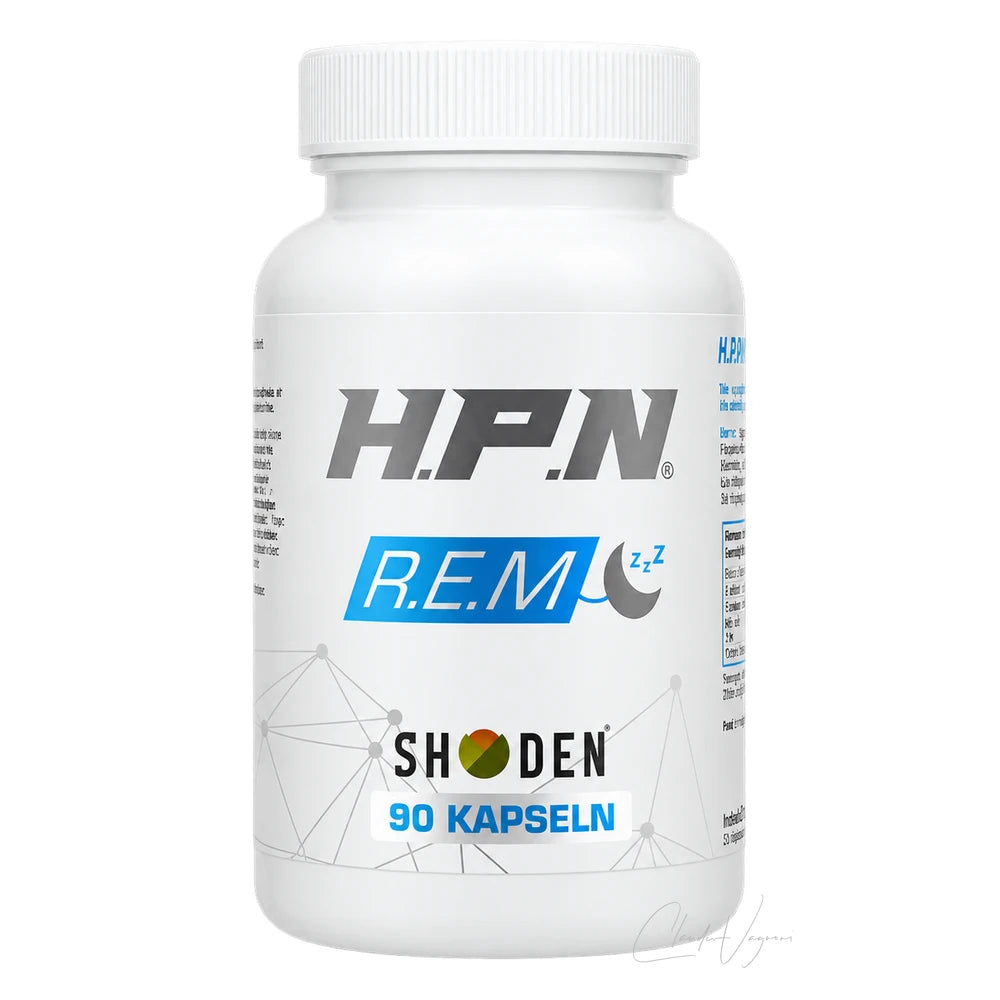 H.P.N R.E.M® – Schlaf-Komplex mit Shoden® Ashwagandha, ohne Melatonin, 90 Kapseln