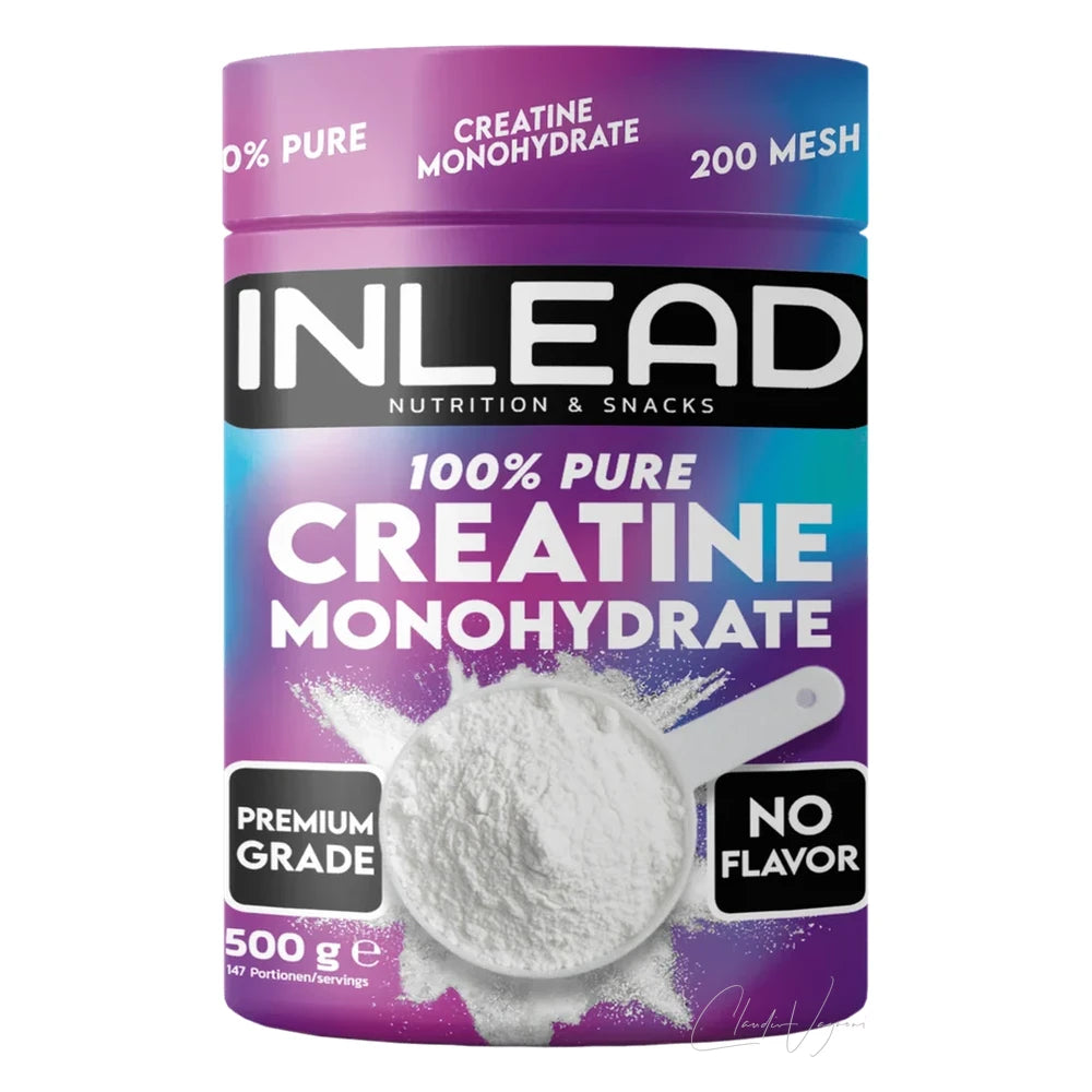 INLEAD Creatine Monohydrate – 100 % Kreatin Monohydrat Pulver 500g