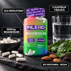 INLEAD Magnesium Bisglycinat 300mg Magnesium als Bisglycinat