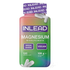 INLEAD Magnesium Bisglycinat – 300mg Magnesium pro Tagesportion, 120 Kapseln