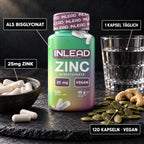 INLEAD Zink Bisglycinat 25mg Zink als Bisglycinat