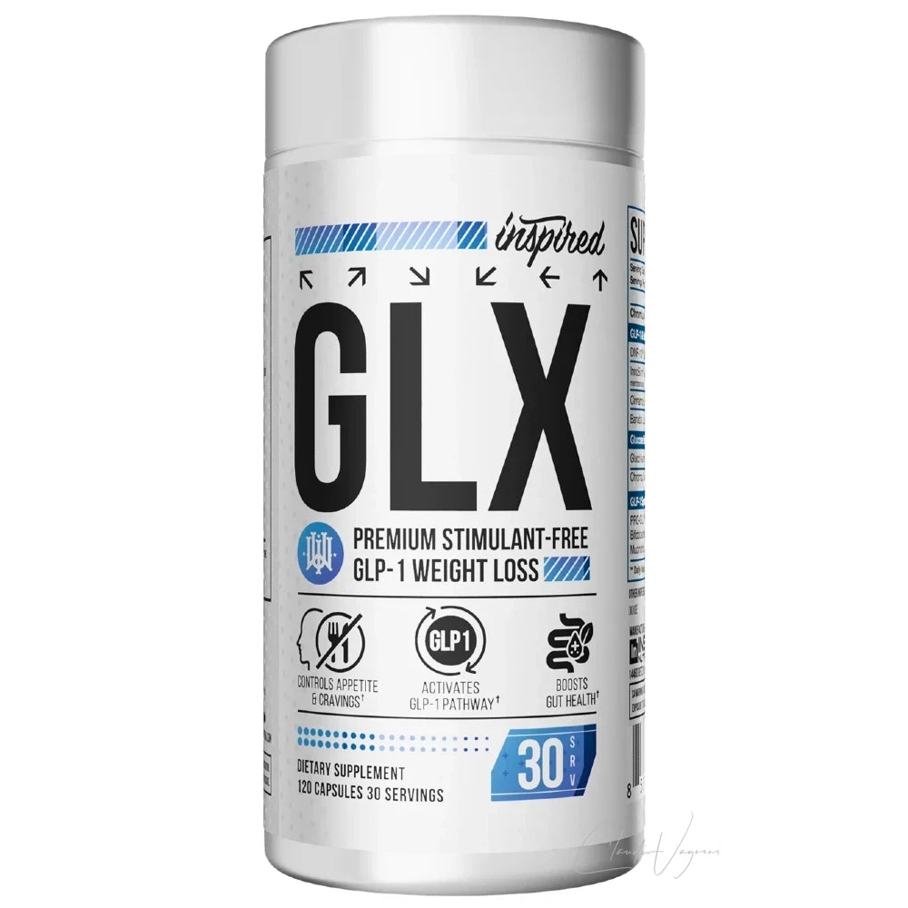 Inspired Nutraceuticals GLX Dose mit 120 Kapseln mit 200mg Dihydroberberin GlucoVantage DNF10 InnoSlim und Chromax Chrom
