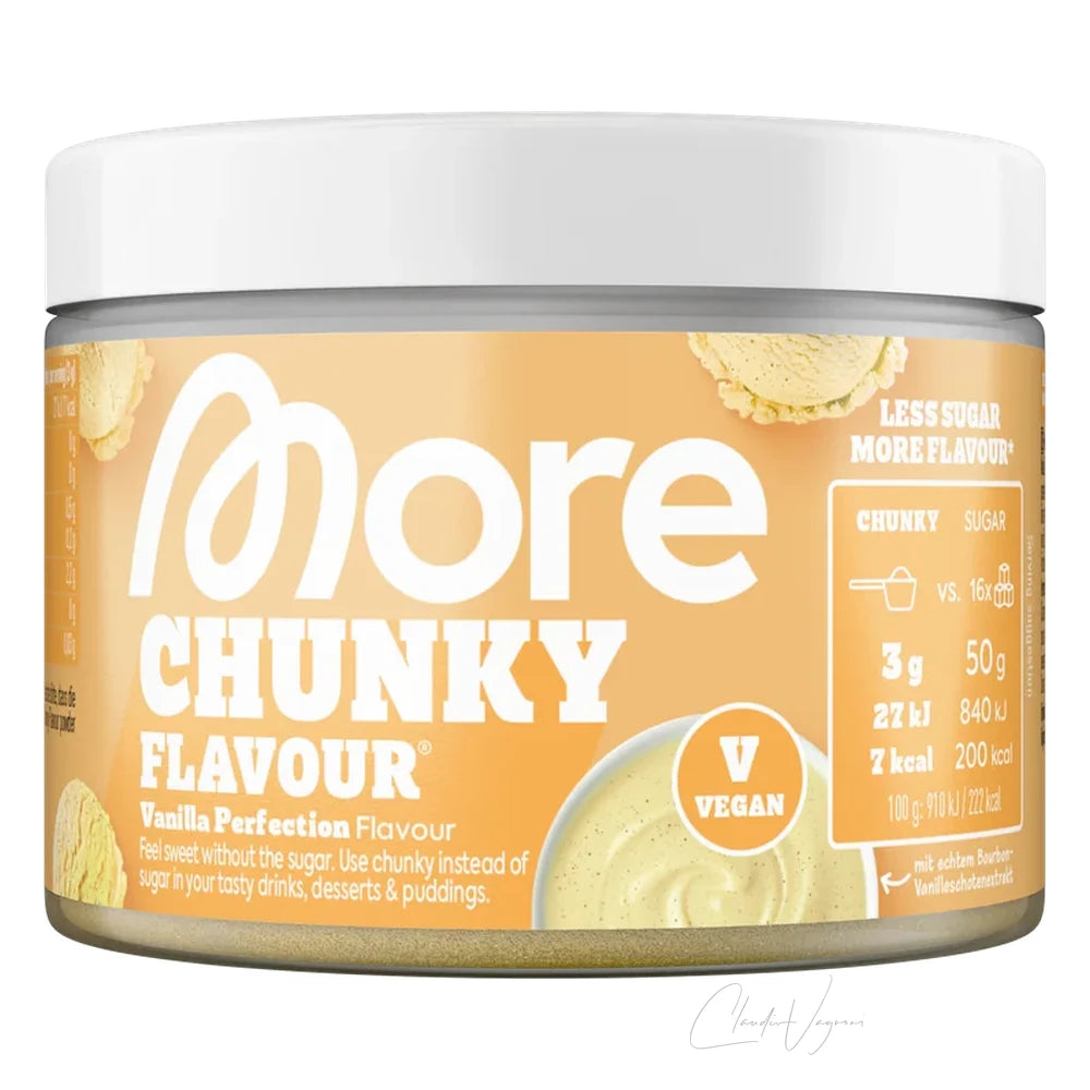 More Nutrition Chunky Flavour 150g Vanilla Perfection – Geschmackspulver ohne Zucker