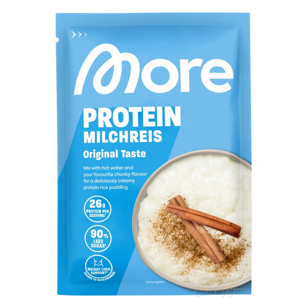 More Nutrition Protein Milchreis 65g Probe – High Protein Milchreis mit 26g Protein