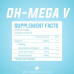 Nährwerttabelle TbJP Oh-Mega V, Omega 3 vegan mit Alpha-Linolensäure, Linolsäure und Ölsäure pro Portion