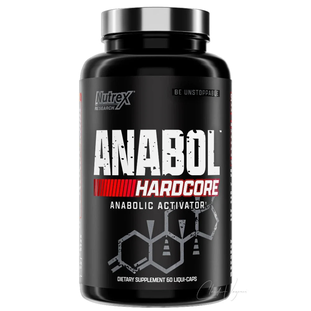 Nutrex Anabol Hardcore Dose mit 60 Liqui Caps mit vier 6 Keto Diosgenin Estern und Dicyclopentanone ohne Koffein