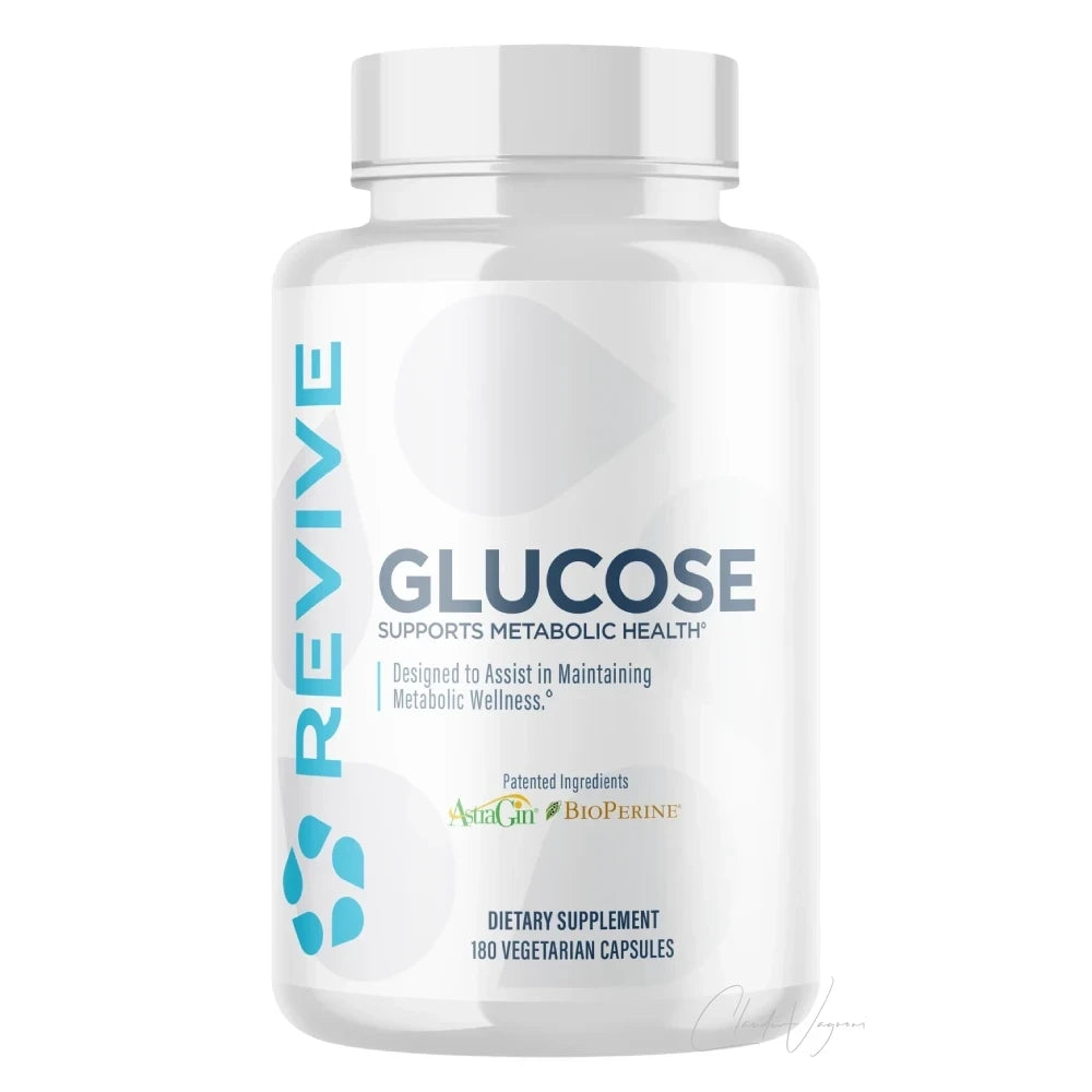 Dose Revive MD Glucose GDA mit 180 veganen Kapseln, GDA mit 1500mg Berberin-HCl und 600µg Chrom pro Portion