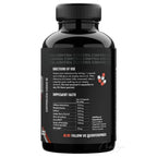 Rueckseite der Conteh Sports Pre Shred Dose mit Supplement Facts 350mg Koffein Rhodiola EnXtra Wacholderbeere und NeuroPEA
