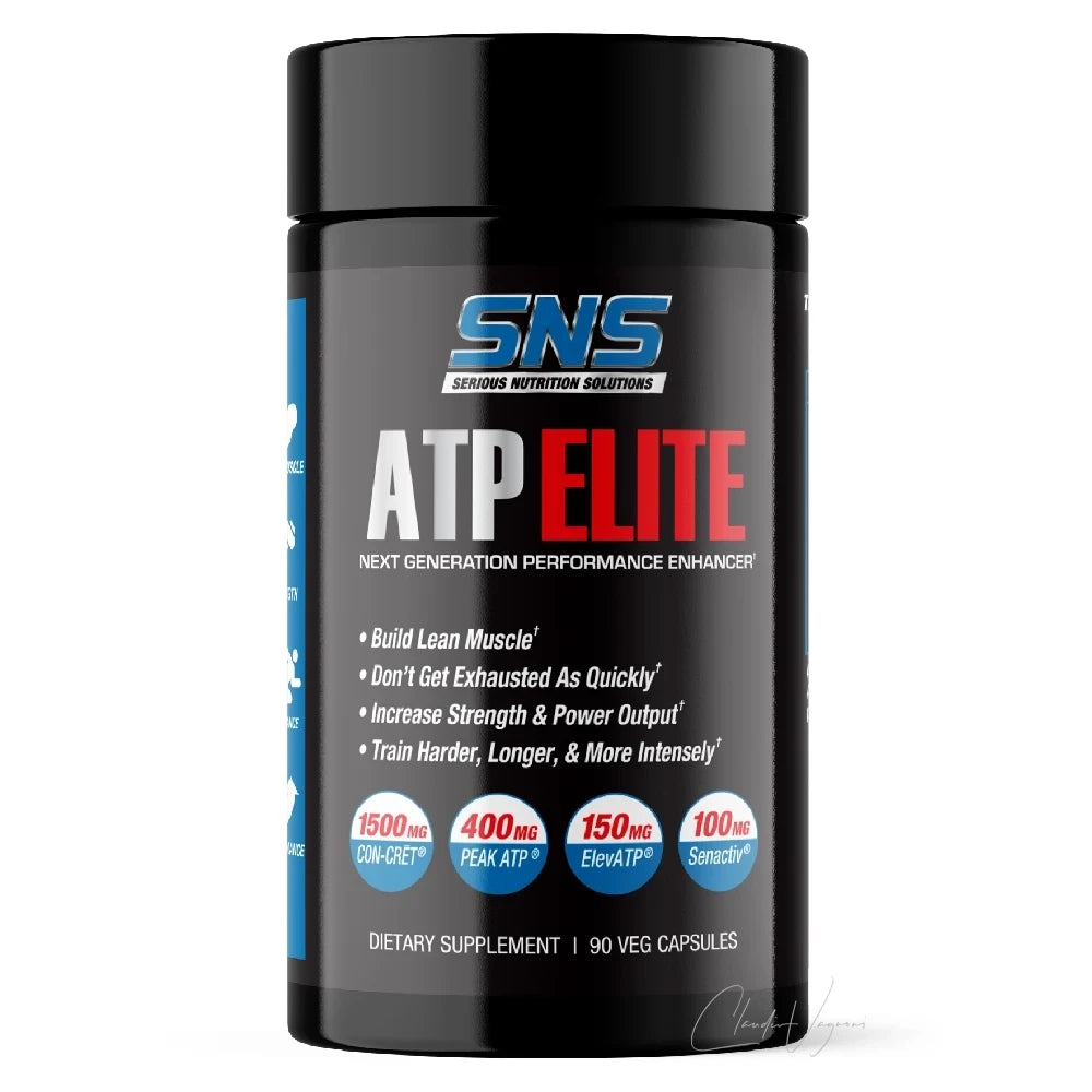 Dose SNS ATP Elite mit 90 Kapseln, Creatin HCl Kapseln mit CON-CRET Kreatin-HCl, PEAK ATP und elevATP, ohne Koffein