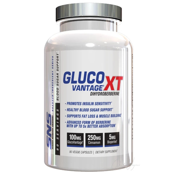 SNS GlucoVantage XT Dose mit 90 Kapseln, 100mg GlucoVantage Dihydroberberin und 250mg Zimtrinden-Extrakt pro Kapsel