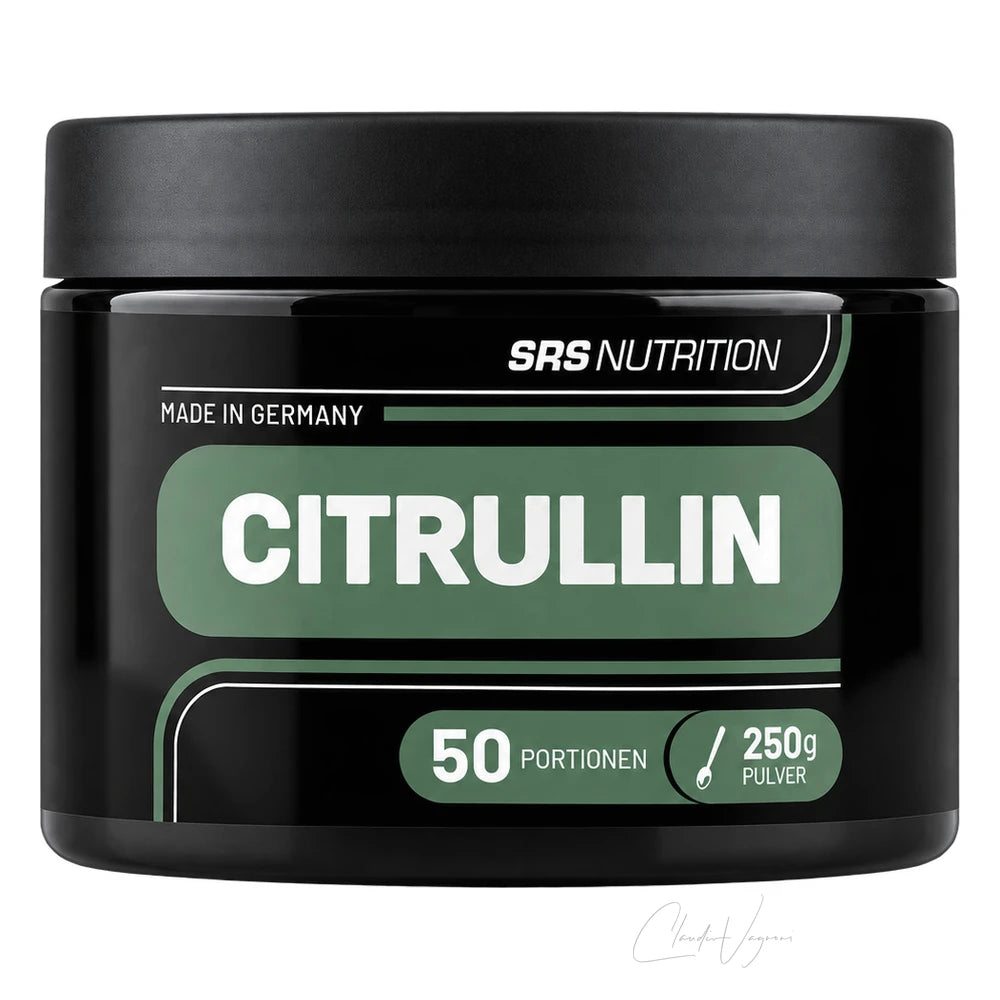 Dose SRS Nutrition L-Citrullin mit 250g reinem L-Citrullin Pulver, pH-neutral, vegan aus Fermentation, Made in Germany