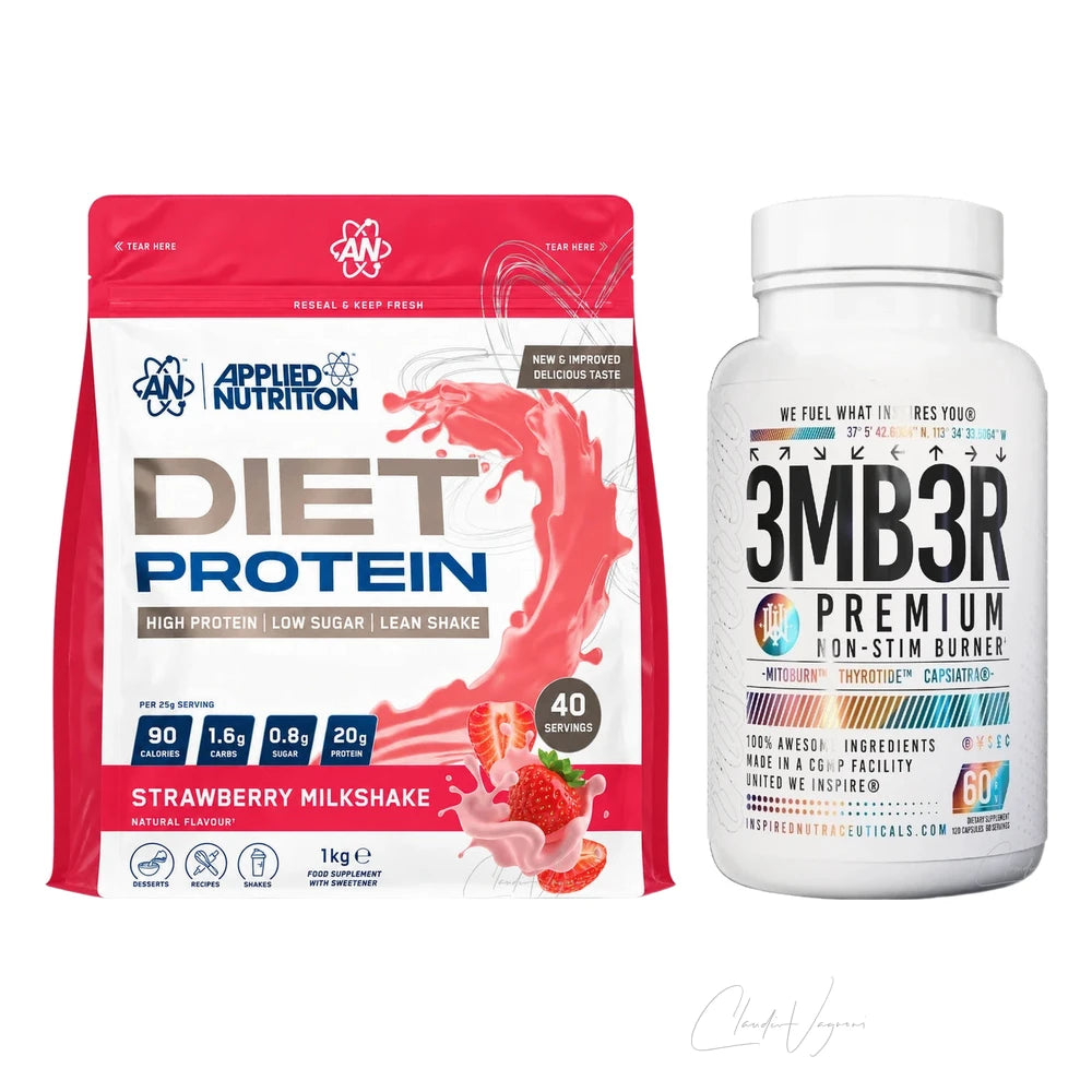 Start-Bundle Abnehmen: Applied Nutrition Diet Whey und Inspired 3MB3R