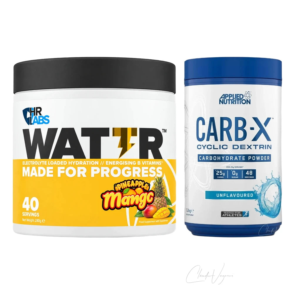 Start-Bundle Ausdauer: HR Labs WATTR Elektrolyte und Applied Nutrition Carb-X