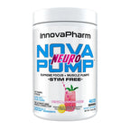 Supplement Facts Nova Pump Neuro: Pump Booster mit 8'000mg Citrullin-Malat, 4'000mg GlycerSize, 1'000mg Super Spinach, 600mg Alpha-GPC