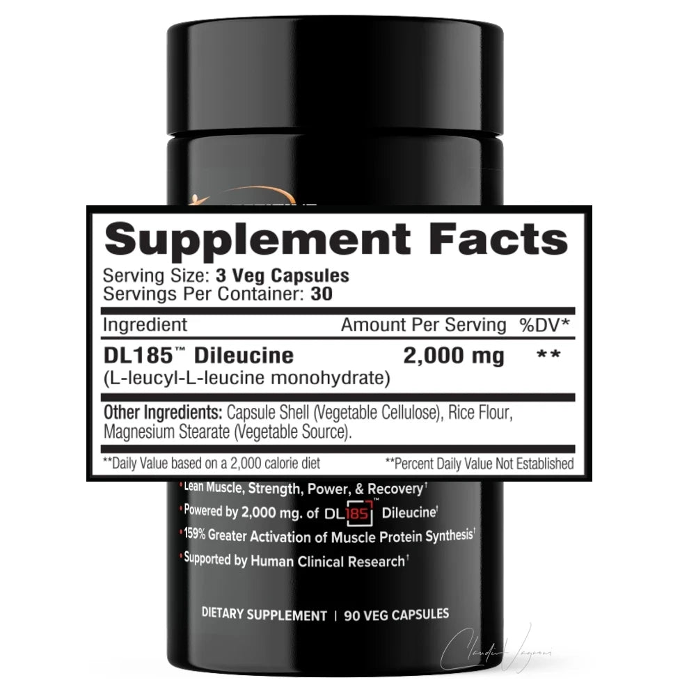 Supplement Facts von Competitive Edge Labs MPC-185 mit 2'000mg DL-185 L-Leucyl-L-Leucin-Monohydrat pro Portion