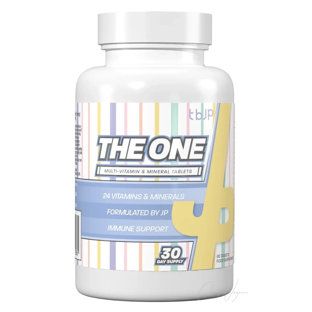 Dose TbJP The One Multivitamin mit 60 Tabletten, 13 Vitamine und 11 Mineralstoffe mit meist 100 Prozent NRV pro Tablette