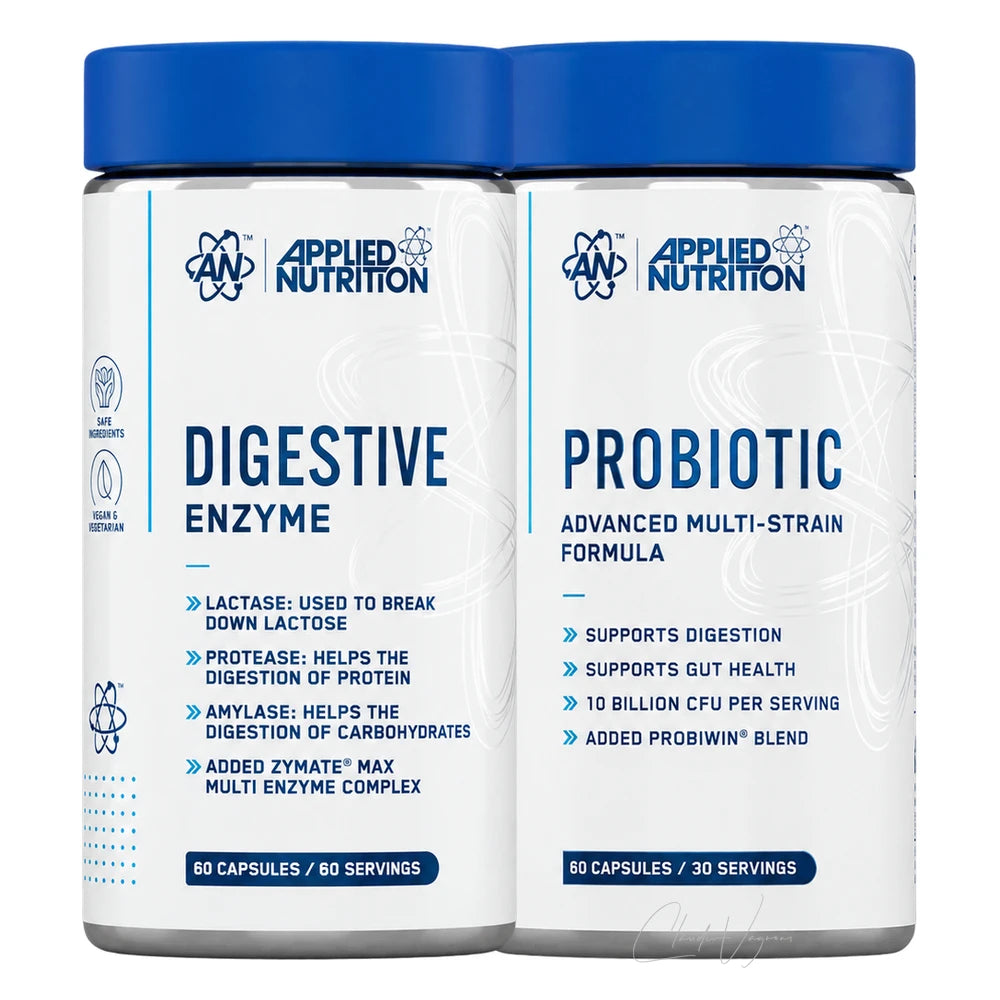 Verdauungs-Bundle: Applied Nutrition Digestive Enzyme und Applied Nutrition Probiotic