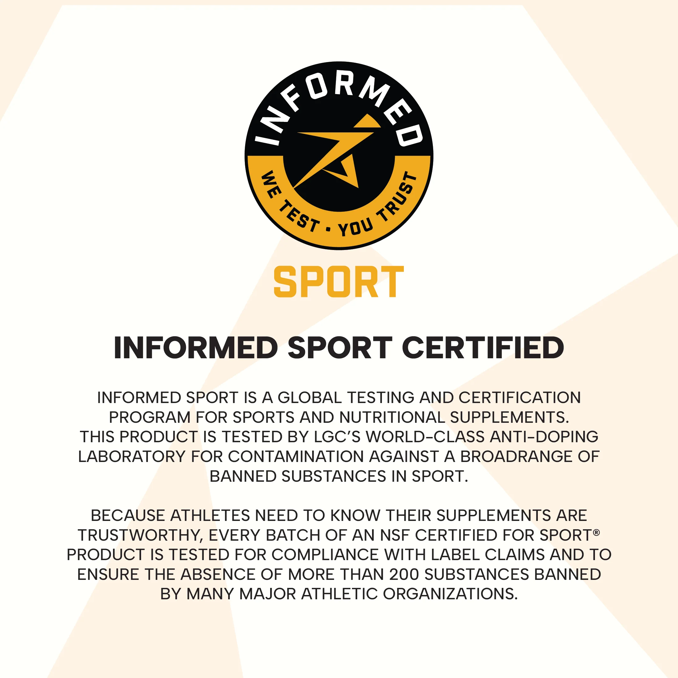 sport informed sports certified