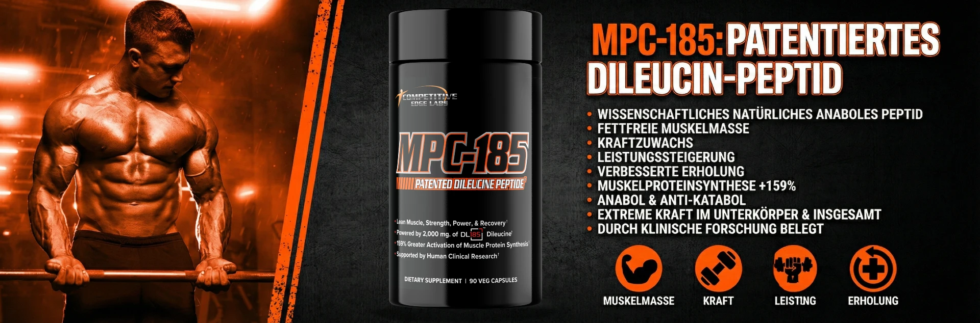 MPC-185 Natural Anabol Muskelaufbau Banner