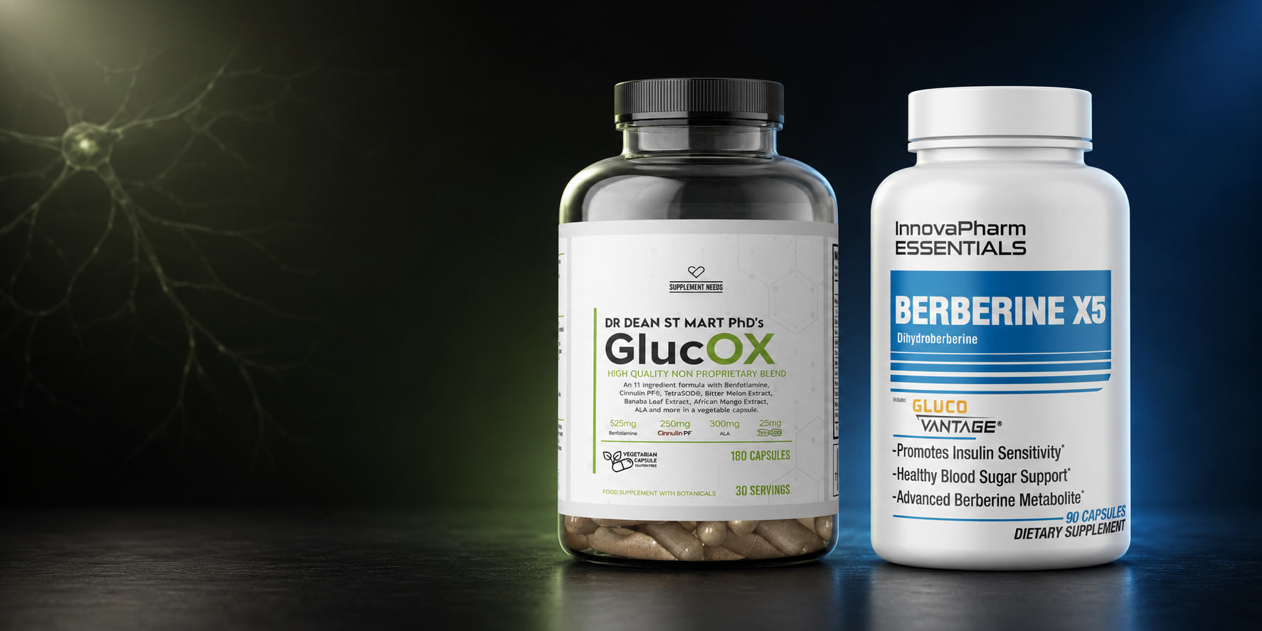 GlucOX vs. Dihydroberberine (GlucoVantage®)